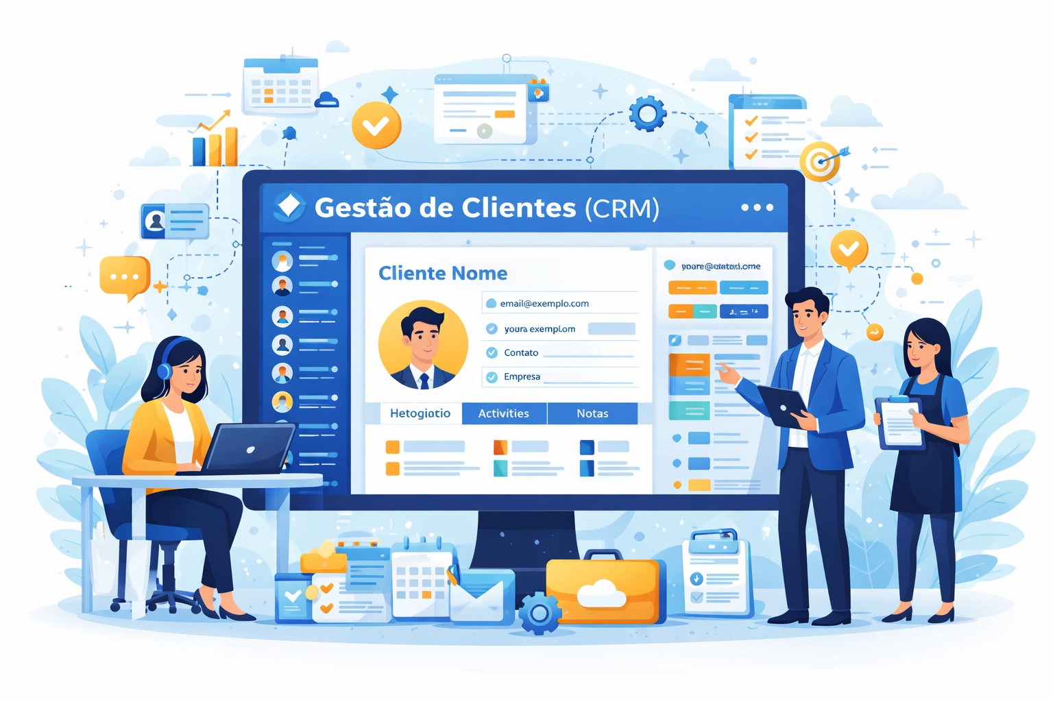 Sistema de Gestão de Clientes